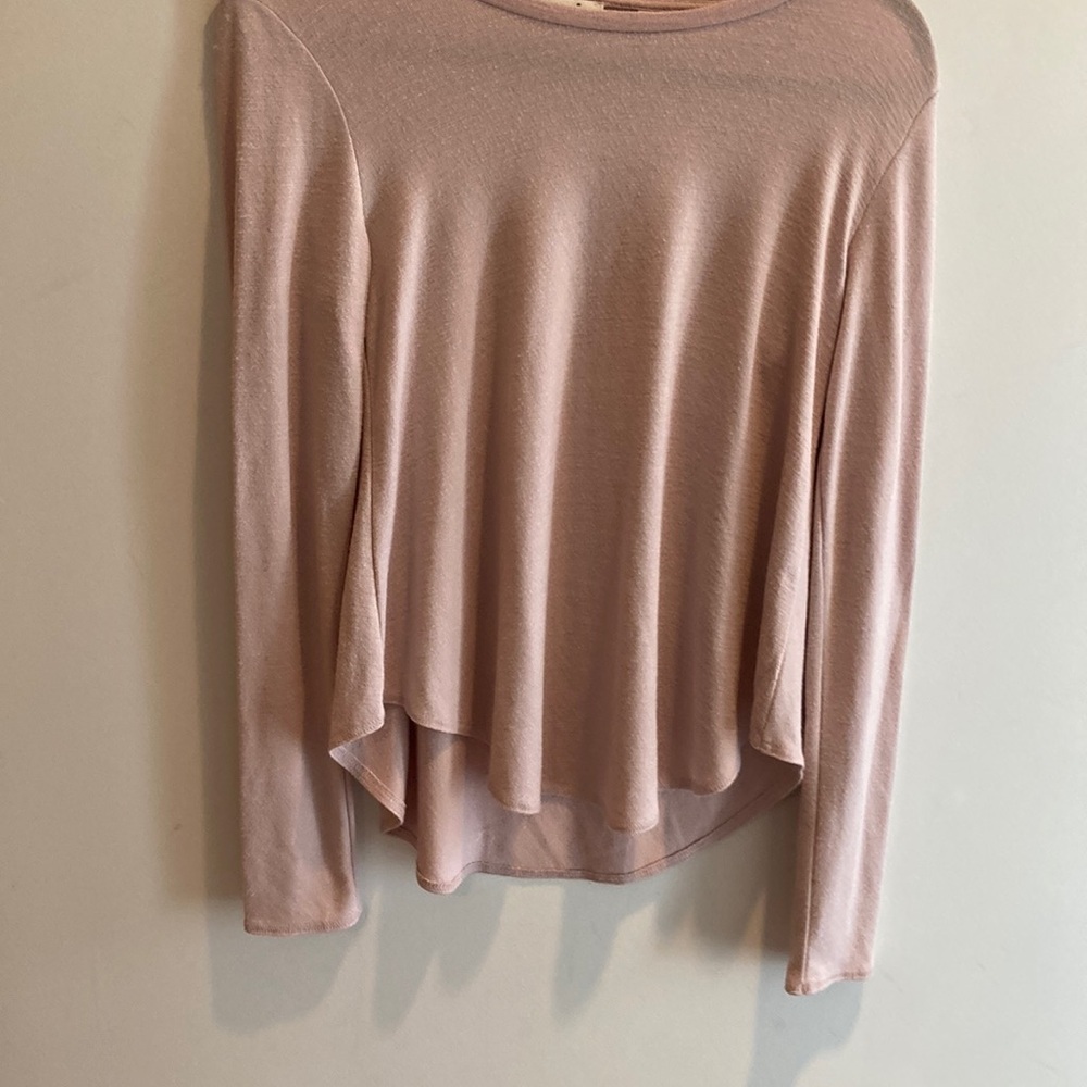 Wilfred Pink Asymmetrical Relaxed Blouse - Picture 2 of 7